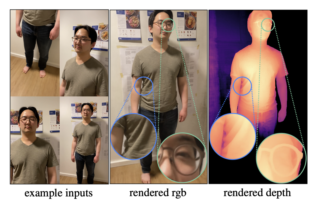 Grid comparing head rotation and smile reconstruction at different frequency settings.